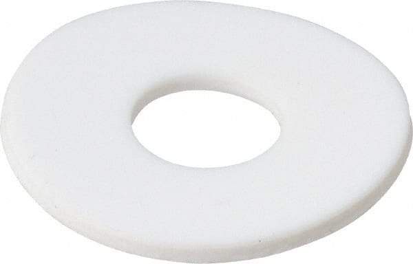 Made in USA - 5/8" Screw, PTFE Standard Flat Washer - 0.656" ID x 1-3/4" OD, 0.1" Thick, Plain Finish - Caliber Tooling