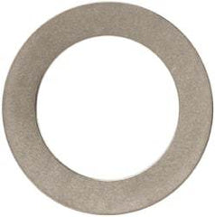 Made in USA - 0.01" Thick, 0.505" Inside x 3/4" OD, Round Shim - 7/16" Screw, Uncoated 302/304 Stainless Steel - Caliber Tooling