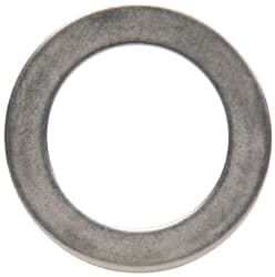 Made in USA - 0.02" Thick, 0.505" Inside x 3/4" OD, Round Shim - 7/16" Screw, Uncoated 302/304 Stainless Steel - Caliber Tooling