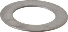 Made in USA - 0.024" Thick, 0.63" Inside x 1" OD, Round Shim - 9/16" Screw, Uncoated 302/304 Stainless Steel - Caliber Tooling