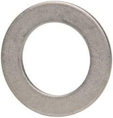 Made in USA - 1/16" Thick, 0.63" Inside x 1" OD, Round Shim - 9/16" Screw, Uncoated 302/304 Stainless Steel - Caliber Tooling