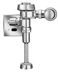 Sloan Valve Co. - 3/4" Spud Coupling, 3/4" Pipe, Urinal Automatic Flush Valve - Handle Opening, 1.5 Gal per Flush, Metal Cover, Powered by Electrical Line with 24 Volt Step Down Transformer - Caliber Tooling