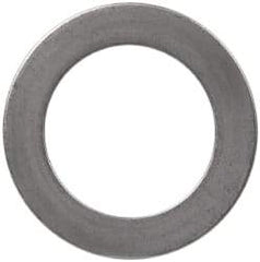 Made in USA - 0.03" Thick, 1" Inside x 1-1/2" OD, Round Shim - 7/8" Screw, Uncoated 302/304 Stainless Steel - Caliber Tooling