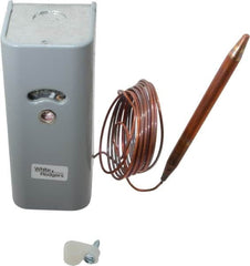 White-Rodgers - Refrigeration Temperature Controls Capillary Length: 8 Ft. Differential: Adjustable 4.5 to 40 F - Caliber Tooling