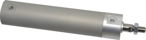 SMC PNEUMATICS - 1" Bore Double Acting Air Cylinder - 1/8 Port, 5/16-24 Rod Thread, 140 Max psi, 40 to 140°F - Caliber Tooling