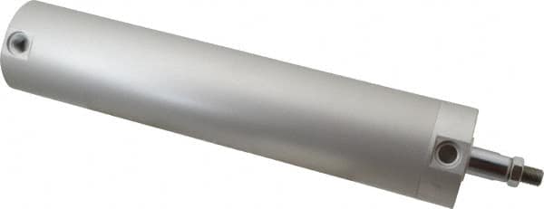 SMC PNEUMATICS - 2-1/2" Bore Double Acting Air Cylinder - 1/4 Port, 1/2-20 Rod Thread, 140 Max psi, 40 to 140°F - Caliber Tooling