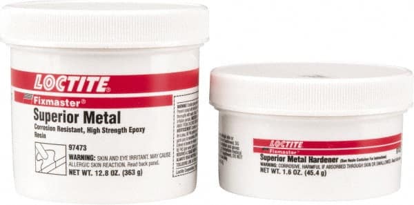 Loctite - 1 Lb Pail Two Part Epoxy - 20 min Working Time, 2,820 psi Shear Strength, Series Fixmaster - Caliber Tooling