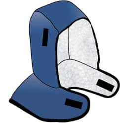 OccuNomix - Universal Size, Navy Blue, Underneath Hard Hat Winter Liner - Shoulder Cape Length, 2 Layer - Caliber Tooling