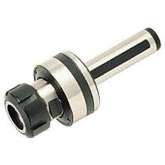 Iscar - Straight Shank, Series ER32, Single Angle Reamer Collet Chuck - 3.028 Inch Projection, 0.08 to 0.789 Inch Collet Capacity, 3.15 Inch Shank Length, Through Coolant - Exact Industrial Supply