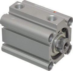 SMC PNEUMATICS - 1" Stroke x 1-1/4" Bore Double Acting Air Cylinder - 1/8 Port, 5/16-24 Rod Thread, 145 Max psi, 15 to 160°F - Caliber Tooling