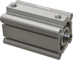 SMC PNEUMATICS - 1-15/16" Stroke x 1-1/2" Bore Double Acting Air Cylinder - 1/8 Port, 3/8-24 Rod Thread, 145 Max psi, 15 to 160°F - Caliber Tooling