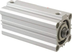 SMC PNEUMATICS - 2-15/16" Stroke x 1-1/2" Bore Double Acting Air Cylinder - 1/8 Port, 3/8-24 Rod Thread, 145 Max psi, 15 to 160°F - Caliber Tooling