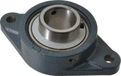 Value Collection - 1-1/2" ID, 3-15/16" OAW x 6-7/8" OAL x 3-15/16" OAH 2-Bolt High Temperature Flange Bearing - 4,000 Lb Static Cap, 6,400 Lb Dyn Cap, 5.656" Btw Mnt Hole Ctrs, 53/64" Base-to-Ctr Ht, Cast Iron - Caliber Tooling