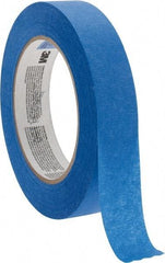 3M - 1" Wide x 60 Yd Long Blue Paper Masking Tape - Series 2090, 5.7 mil Thick, 27 In/Lb Tensile Strength - Caliber Tooling