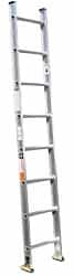 Made in USA - 8' High, Type IA Rating, Aluminum Extension Ladder - Caliber Tooling