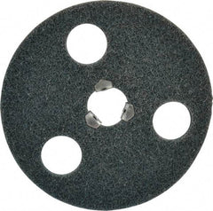 Norton - 4-1/2" Very Fine Grade Aluminum Oxide Deburring Disc - Quick Change Connection - Caliber Tooling