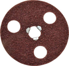 Norton - 4-1/2" Medium Grade Aluminum Oxide Deburring Disc - Quick Change Connection - Caliber Tooling