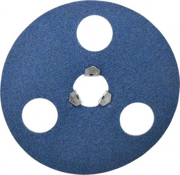 Norton - 4-1/2" Diam 80 Grit Fiber Disc - Medium Grade, Zirconia Alumina, Series F826 - Caliber Tooling