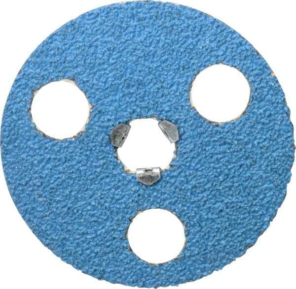 Norton - 4-1/2" Diam 24 Grit Fiber Disc - Very Coarse Grade, Zirconia Alumina, Series F826 - Caliber Tooling