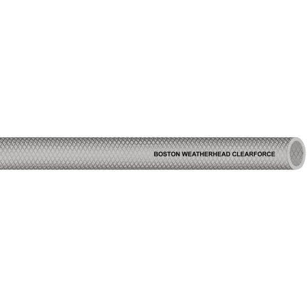 1″ Inside x 1-5/16″ Outside Diam, Food & Beverage Hose 3-1/2″ Bend Radius, Clear, 1' Long, 200' Coil Length