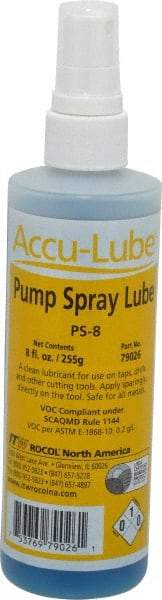 Accu-Lube - Accu-Lube, 8 oz Bottle Cutting & Sawing Fluid - Natural Ingredients, For Drilling, Reaming, Tapping - Caliber Tooling