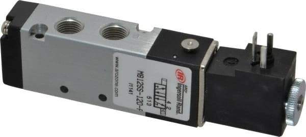 ARO/Ingersoll-Rand - 1/8", 4-Way 2-Position Sierra Stacking Solenoid Valve - 120 VAC, 0.7 CV Rate, 0.71" High - Caliber Tooling