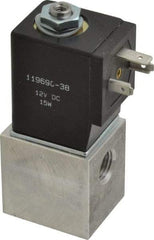 ARO/Ingersoll-Rand - 1/4", CAT Series 3-Way 2-Position Body Ported Stacking Solenoid Valve - 12 VDC, 0.2 CV Rate, 3-1/2" High - Caliber Tooling