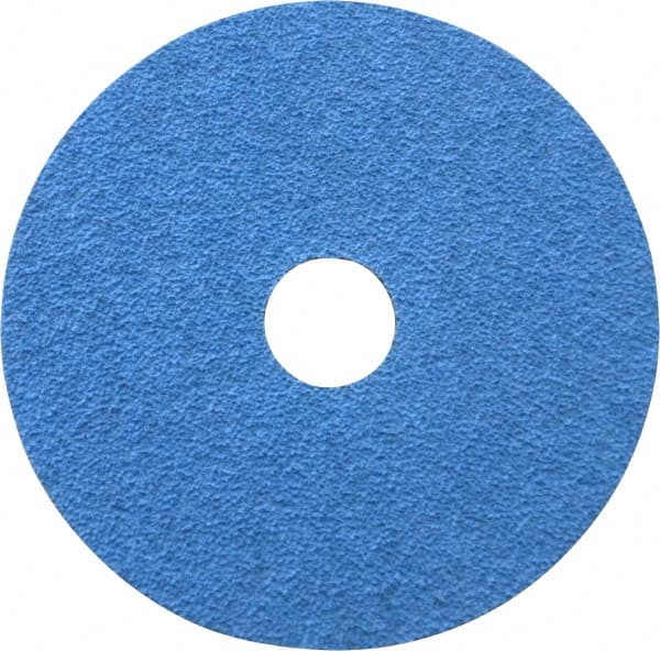 Norton - 4-1/2" Diam 7/8" Hole 50 Grit Fiber Disc - Coarse Grade, Zirconia Alumina, Series F826 - Caliber Tooling