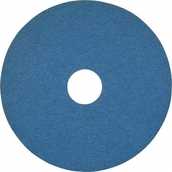 Norton - 4-1/2" Diam 7/8" Hole 60 Grit Fiber Disc - Medium Grade, Zirconia Alumina, Series F826 - Caliber Tooling