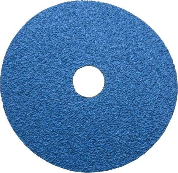 Norton - 5" Diam 7/8" Hole 36 Grit Fiber Disc - Very Coarse Grade, Zirconia Alumina, Series F826 - Caliber Tooling