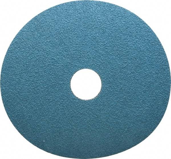 Norton - 5" Diam 7/8" Hole 50 Grit Fiber Disc - Coarse Grade, Zirconia Alumina, Series F826 - Caliber Tooling