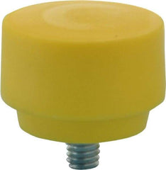 Proto - 1-1/2" Face Diam, Grade Extra Hard, Yellow Hammer Tip/Face - Plastic - Caliber Tooling