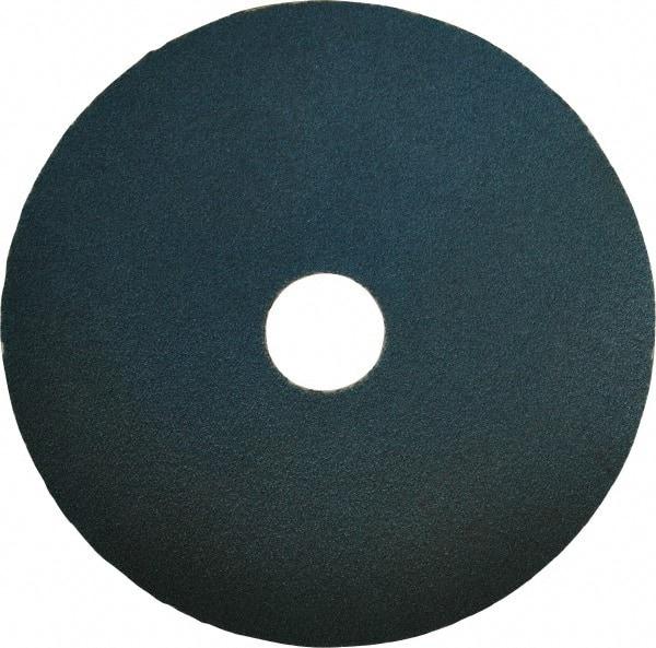 Norton - 5" Diam 7/8" Hole 80 Grit Fiber Disc - Medium Grade, Zirconia Alumina, Series F826 - Caliber Tooling