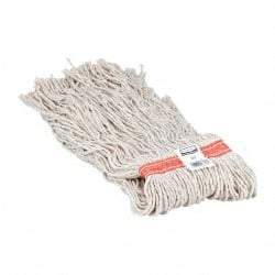 Rubbermaid - 1" Orange Head Band, X-Large Cotton Cut End Mop Head - 8 Ply, Side Loading Connection, Use for General Purpose - Caliber Tooling