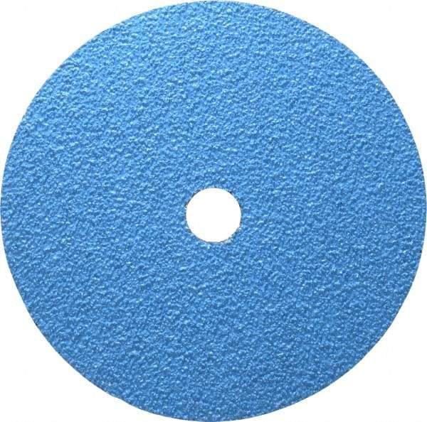 Norton - 7" Diam 7/8" Hole 24 Grit Fiber Disc - Very Coarse Grade, Zirconia Alumina, Series F826 - Caliber Tooling