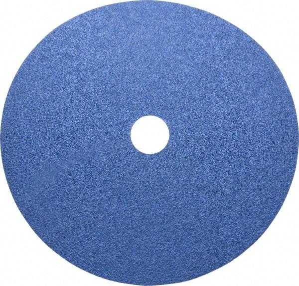 Norton - 7" Diam 7/8" Hole 60 Grit Fiber Disc - Medium Grade, Zirconia Alumina, Series F826 - Caliber Tooling