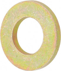 Value Collection - 5/16" Screw, Grade 8 Steel SAE Flat Washer - 11/32" ID x 11/16" OD, 1/16" Thick, Zinc Yellow Dichromate Finish - Caliber Tooling