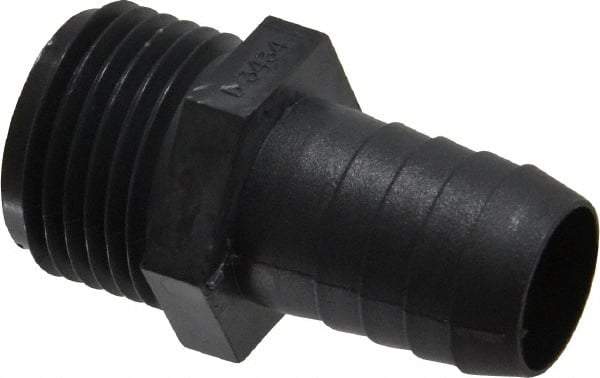 Green Leaf - 3/4 MGHT Garden Hose Adapter - Polypropylene, Male Hose to Barb Connector - Caliber Tooling