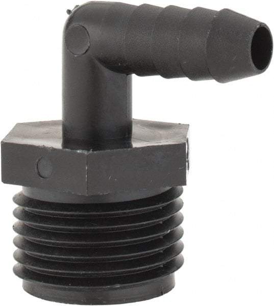 Green Leaf - 3/4 MGHT Garden Hose Adapter - Polypropylene, Male Hose to Barb Connector - Caliber Tooling