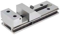 Suburban Tool - 4" Jaw Width, 8" Jaw Opening Capacity, 1-11/16" Jaw Height, Toolmaker's Vise - Flat Jaw, 0.0003" Parallelism, 0.0003" Squareness, 12" OAL x 6" OAW x 3-7/16" OAH - Caliber Tooling