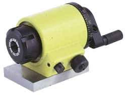 Suburban Tool - ER25 Compatible, 72 Increment, Horizontal Spin Collet Indexer - 1-7/8" High Center, 2-1/4" Wide x 3-3/16" Deep Base, 3" Overall Height, Manual Operation - Caliber Tooling