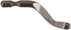 Shaviv - B10 Right-Handed High Speed Steel Deburring Swivel Blade - Use on Hole Edge & Straight Edge Surfaces, Adjustable - Caliber Tooling