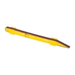 Lumberton Industries - 400 Grit Yellow Abrasive Belt Stick - 1/4 Inches Wide x 6 Inches Long - Caliber Tooling