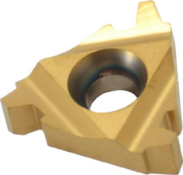 Carmex - 22IR Internal Right Hand 6 Acme Laydown Threading Insert - Grade BXC, TiN Coated Carbide - Caliber Tooling