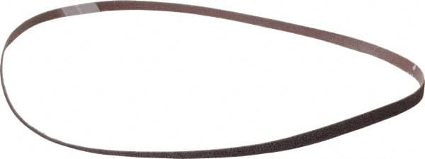 Norton - 1/4" Wide x 24" OAL, 60 Grit, Aluminum Oxide Abrasive Belt - Aluminum Oxide, Medium, Coated, Cloth Backing, Series R283 - Caliber Tooling