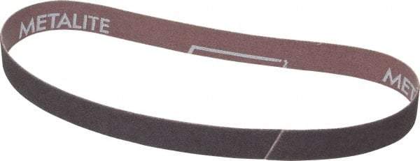 Norton - 3/4" Wide x 20-1/2" OAL, 60 Grit, Aluminum Oxide Abrasive Belt - Aluminum Oxide, Medium, Coated, Cloth Backing, Series R283 - Caliber Tooling