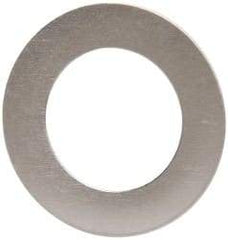 Made in USA - 0.005" Thick, 3/8" Inside x 5/8" OD, Round Shim - 5/16" Screw, Uncoated 316 Stainless Steel - Caliber Tooling