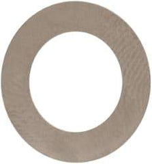 Made in USA - 0.1mm Thick, 10mm Inside x 16mm OD, Round Shim - 3/8" Screw, Uncoated 302/304 Stainless Steel - Caliber Tooling