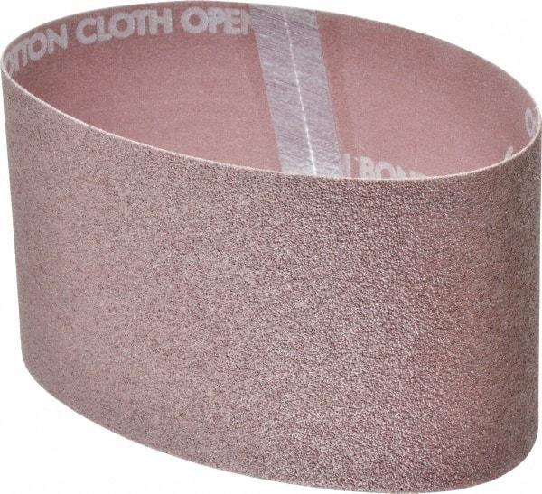 Norton - 3-1/2" Wide x 15-1/2" OAL, 60 Grit, Aluminum Oxide Abrasive Belt - Aluminum Oxide, Medium, Coated, X Weighted Cloth Backing, Series R228 - Caliber Tooling