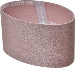 Norton - 3-1/2" Wide x 15-1/2" OAL, 60 Grit, Aluminum Oxide Abrasive Belt - Aluminum Oxide, Medium, Coated, X Weighted Cloth Backing, Series R228 - Caliber Tooling